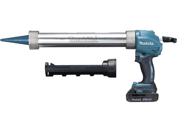 Пистолет для герметика MAKITA LXT DCG 180 RYE в чем. (18.0 В, 2 акк., 1.5 А/ч Li-Ion, зарядное)
