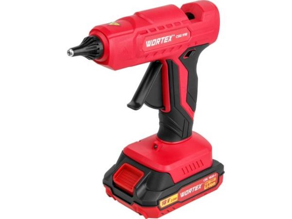 Клеевой пистолет WORTEX CGG 1118 в кор. ALL1 XLT с акб и з/у SET 18В, 11 мм
