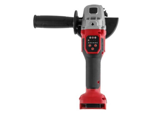 Углошлифмашина WORTEX CAG 1812-2 SE в чем. XLT SET БЕСЩЕТ., 18 В, 125 мм, 3000-8500 об/мин(бесщ. двиг., 6ти ступ. рег. об., вкл/выкл на панели, 3000-8500 об/мин; Anti-Kickback; Drop-Stop)