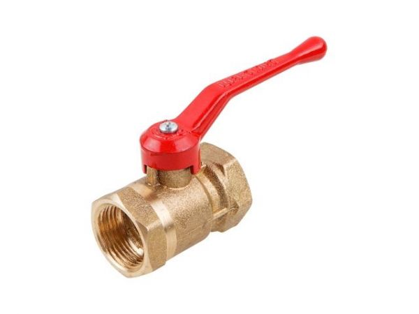 Кран шаровый стандарт. 1/2' вн.-вн. ручка PN1,6 МПа; 11Б27п7, Цветлит(ЦРБ0061)