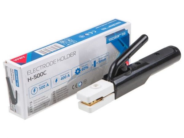 Электрододержатель Solaris H-500С в кор.(номин. 400 А; макс. 500 А)
