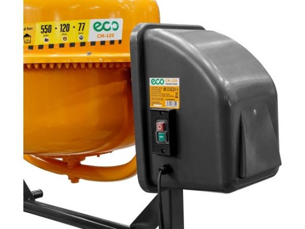 Бетоносмеситель ECO CM-120(объём 120/77 л, 550 Вт, 230 В, вес 39 кг)