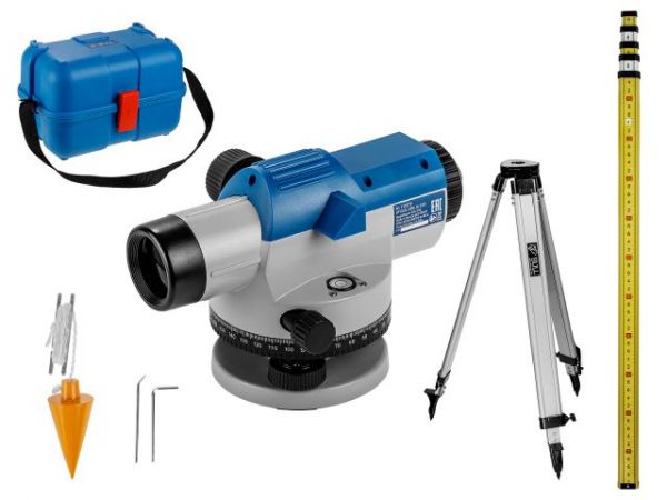 Нивелир оптический BULL OL 3201 + аксессуары в кор.(увеличение 32х, до 120 м, резьба 5/8')