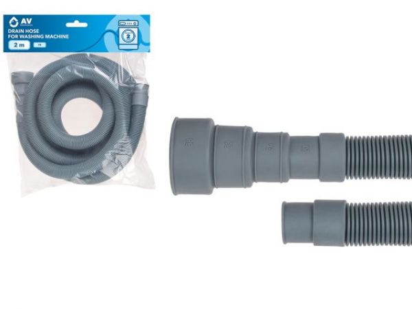 Шланг сливной для стиральной машины 2,0 ПЭ, AV Engineering