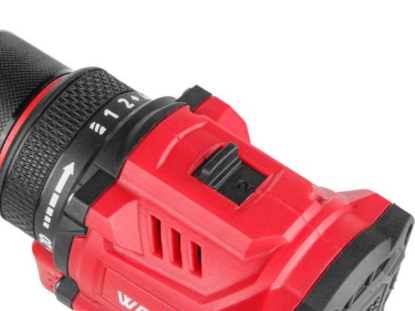 Дрель-шуруповерт WORTEX LX BD 1220 DLi 12В, 30 Нм, 2*1.5 Ач, патрон 10 мм, бесщёт. (12 В, БЕСЩЁТ.ДВИГ., с 2х1.5 Ач акб, НЕ подходит к линейке ALL1)