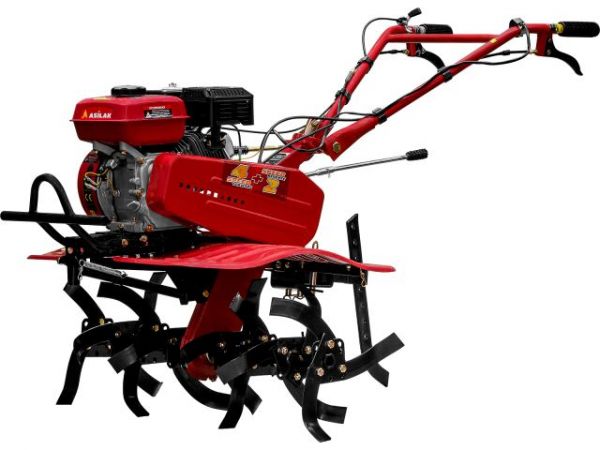 Культиватор бензиновый ASILAK SL-85BL без колес(7,5 л.с., шир. 95 см, без ВОМ, передач 4+2, пониженная передача, без колес)