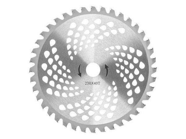 Нож для триммера Wortex ТВ 3018 AT 40 зубов 230х1.7х25.4 мм(для триммера WORTEX ТВ 3018 АТ)