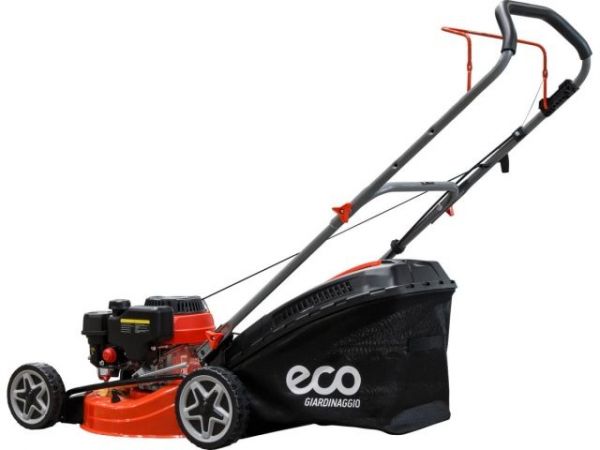 Газонокосилка бензиновая ECO LG-534(4.0 л.с., шир. 46 см, ручной привод, мульчир., стальн.корпус, травосборник 50 л)