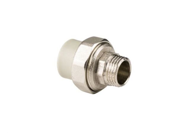 Американка ПП нар. 32х1 1/4', сер. РТП(Соединение разборное наружная резьба полипропиленовое)