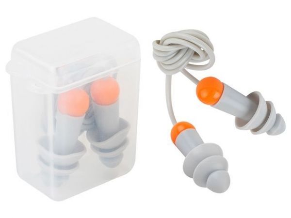 Беруши в контейнере со шнурком многоразовые SONIDO MAX Jeta Safety(33 дБ)