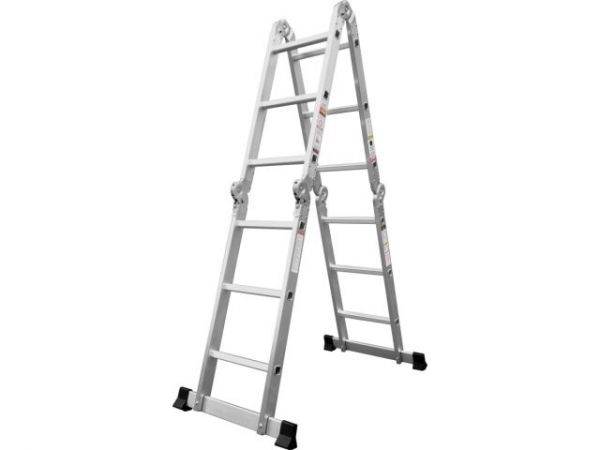 Лестница алюм. многофункц. 4х3 ступ. (стрем.-175см, лестн.-360см) 10,5кг STARTUL (ST9732-03)(шарнирное соединение)