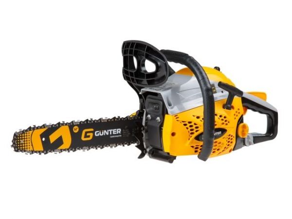 Бензопила Gunter MSH-3805 шина 35 см (14''), 3/8' LP, 1,3 мм, 52 зв.(1.50 кВт, 2.0 л.с., 37,2 см3, вес 6 кг)