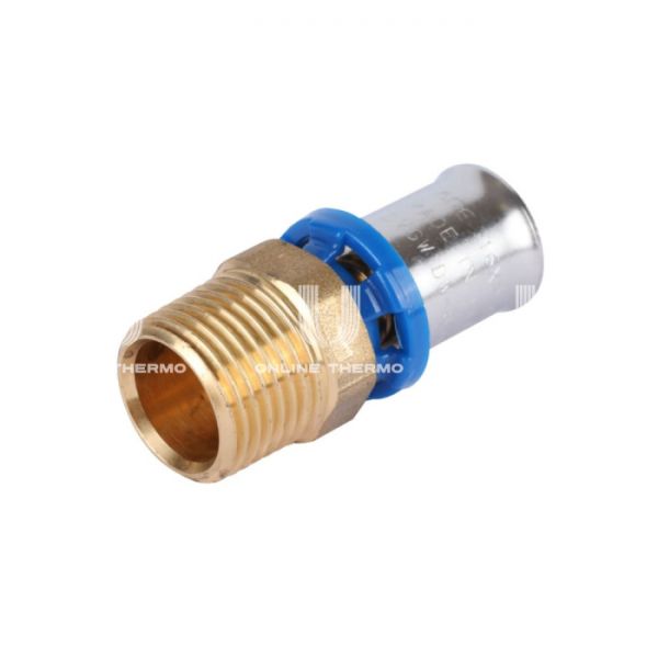 Муфта переходная (переходник) с наружной резьбой APE ARL1003100, 16х1/2", пресс-фитинг