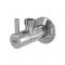Угловой вентиль с фильтром Alcaplast ARV003, 1/2" × 1/2", круглый, хром, с розеткой