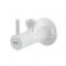 Угловой вентиль с фильтром Alcaplast ARV003B, 1/2" × 1/2", круглый, белый, с розеткой