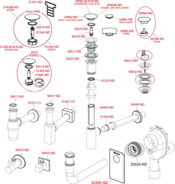 Угловой вентиль с фильтром Alcaplast ARV003B, 1/2" × 1/2", круглый, белый, с розеткой