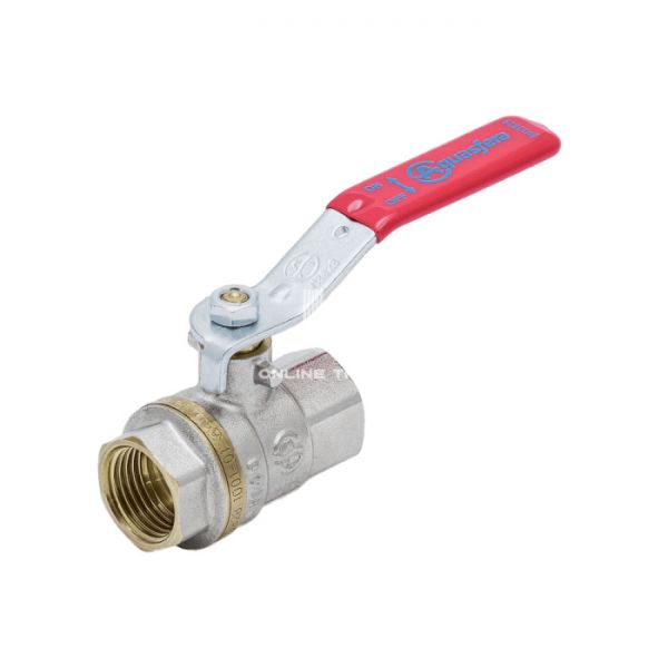 Кран шаровый Aquasfera Euro 1001-03, ВР 1", полнопроходной, ручка-рычаг