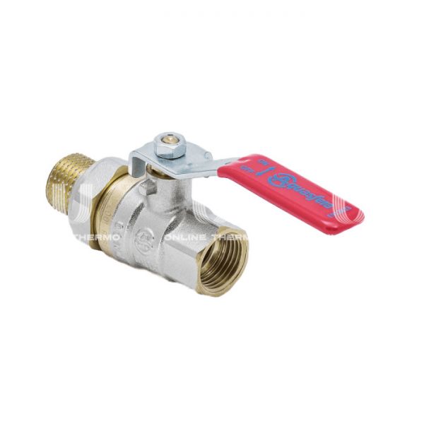 Кран шаровый Aquasfera Euro 1006-04, ВР-НР 1 1/4", полнопроходной, ручка-рычаг