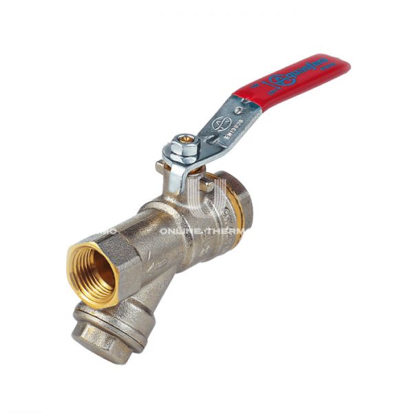 Кран шаровый Aquasfera Euro 1014-01, ВР 1/2", полнопроходной, ручка-рычаг