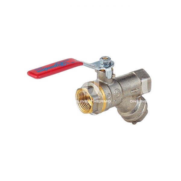 Кран шаровый Aquasfera Euro 1014-02, ВР 3/4", полнопроходной, ручка-рычаг