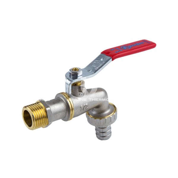 Кран шаровый Aquasfera Euro 1019-01, НР-штуцер 1/2", ручка-рычаг