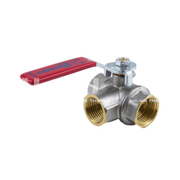 Кран шаровый Aquasfera Euro 1020-01, ВР 1/2", полнопроходной, ручка-рычаг