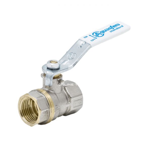 Кран шаровый Aquasfera Standard 1101-03, ВР 1", полнопроходной, ручка-рычаг