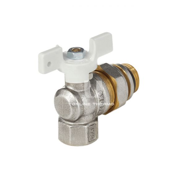 Кран шаровый Aquasfera Standard 1128-01, ВР-НР 1/2", полнопроходной, ручка-бабочка