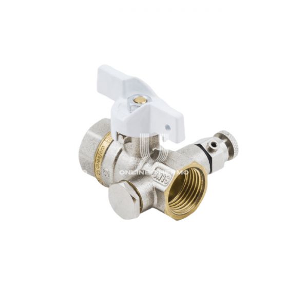 Кран шаровый Aquasfera Standard 1133-01, ВР 1/2", ручка-бабочка