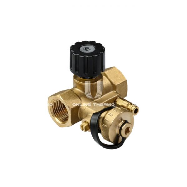 Балансировочный статический клапан (вентиль) Aquasfera 2013-02 ВР 3/4", с ниппелями