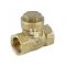 Горизонтальный обратный клапан Aquasfera 3003-02 ВР 3/4", с латунным диском