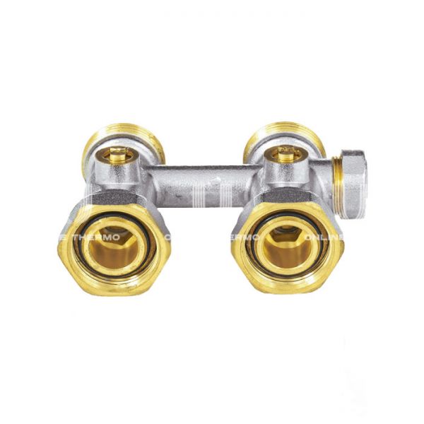 Узел нижнего подключения Aquasfera 5014-01 3/4"EKх3/4"EK НР-ВР, прямой, для однотрубных систем