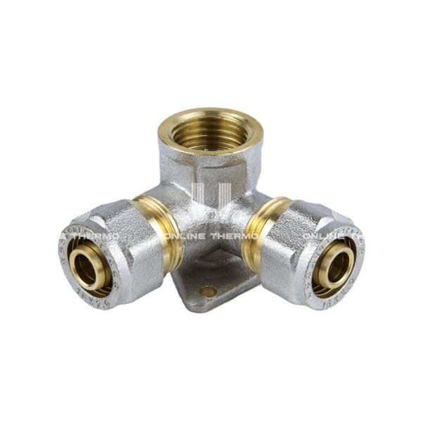 Угольник настенный (водорозетка) Aquasfera 7010-01, 1/2"×16 мм, компрессионный