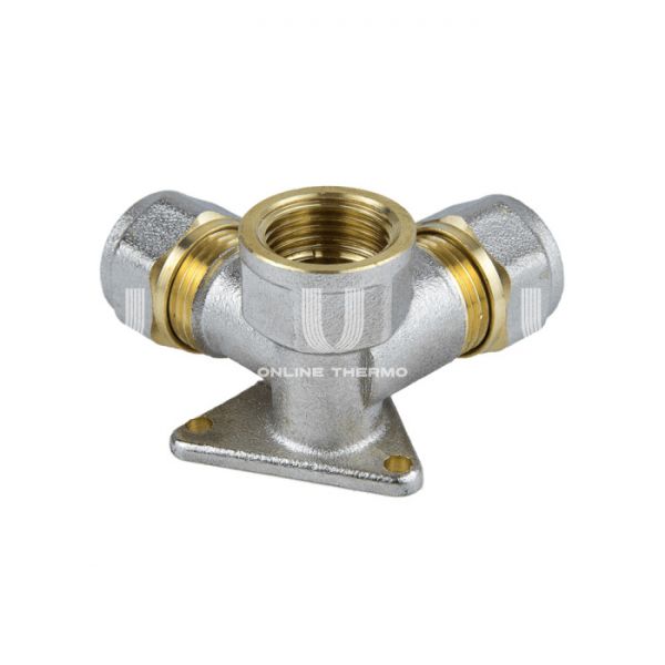 Угольник настенный (водорозетка) Aquasfera 7010-01, 1/2"×16 мм, компрессионный