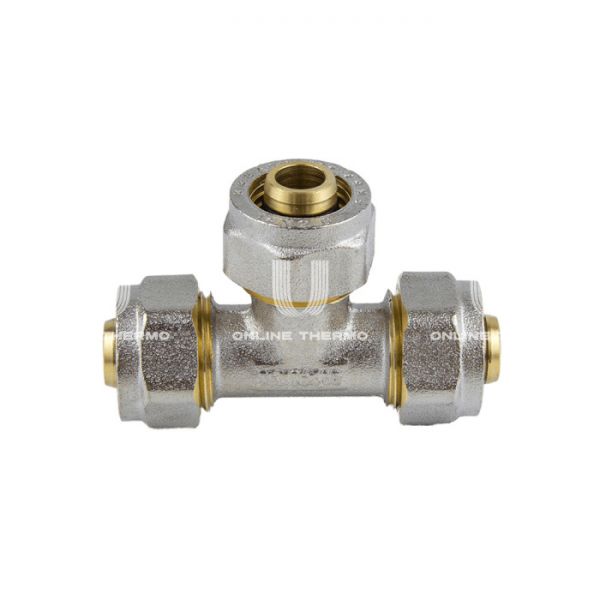 Тройник равносторонний Aquasfera 7011-02, 20 мм, компрессионный