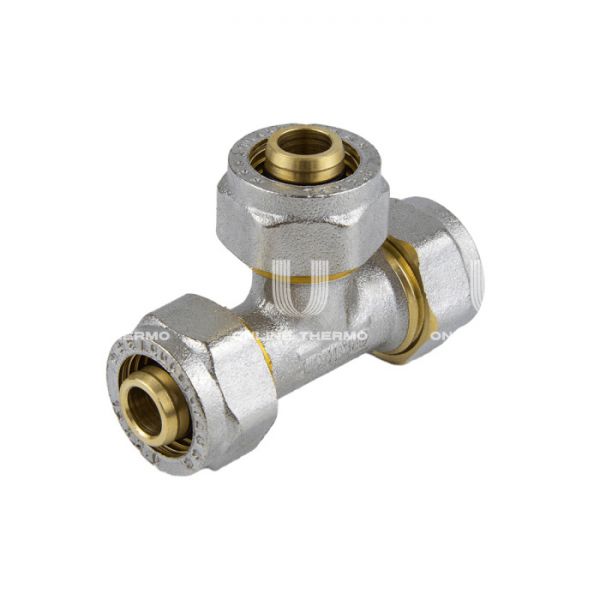 Тройник равносторонний Aquasfera 7011-03, 26 мм, компрессионный