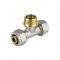 Тройник с наружной резьбой Aquasfera 7014-01, 1/2"×16 мм, компрессионный
