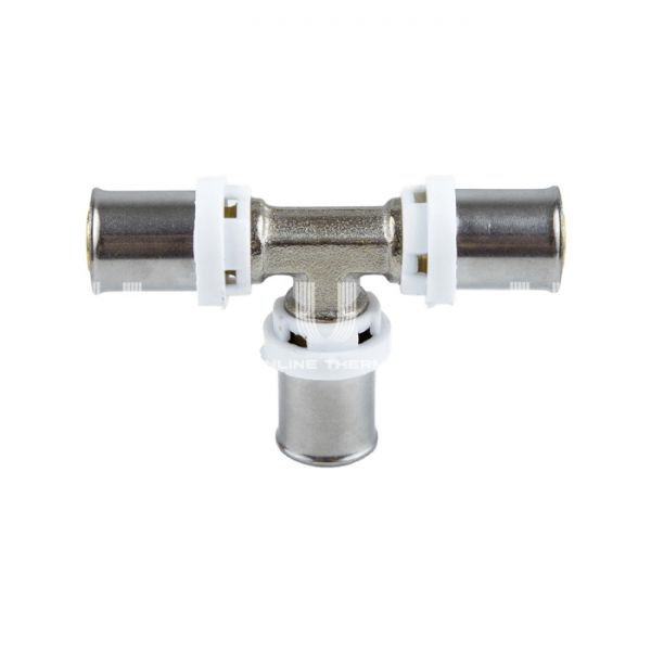 Тройник равнопроходной Aquasfera 8009-01, 16 мм, пресс-фитинг