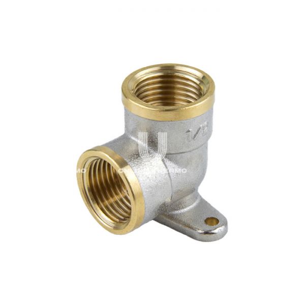 Угольник настенный (водорозетка) с внутренней резьбой Aquasfera 9004-01 ВР 1/2", с креплением