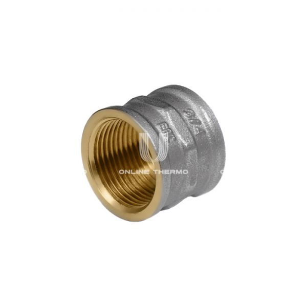 Муфта с внутренней резьбой Aquasfera 9018-01 ВР 1/2", никелированная