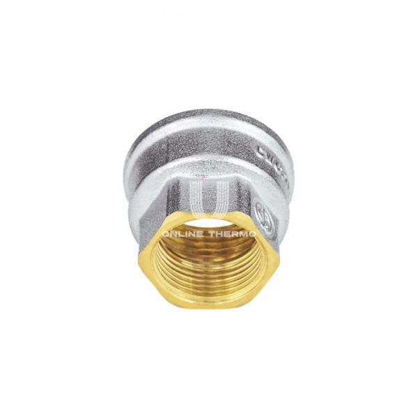 Муфта переходная с внутренней резьбой Aquasfera 9019-08 ВР 1 1/2"×1 1/4", никелированная