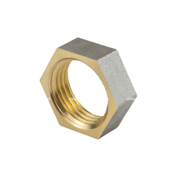 Контргайка без упора Aquasfera 9020-05 ВР 1 1/2", никелированная