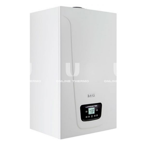 Настенный газовый конденсационный котел Baxi LUNA DUO-TEC E 33 A7720027, двухконтурный, закрытая камера, 28 кВт