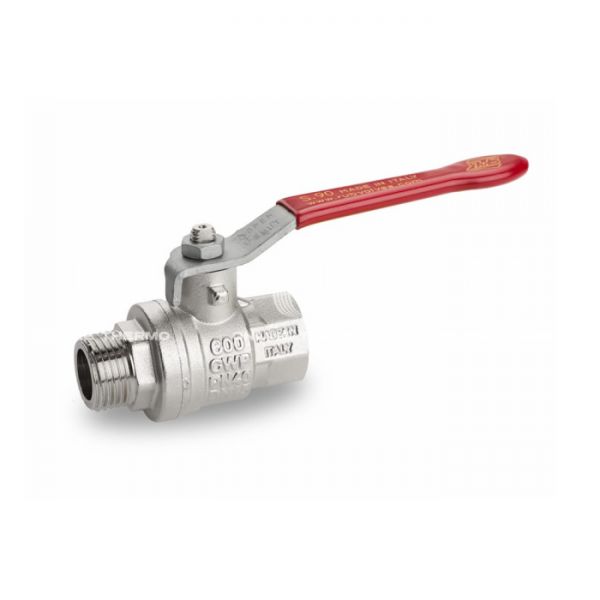 Кран шаровый Bonomi S90G20 ВР-НР 1 1/4", полнопроходной, ручка-рычаг