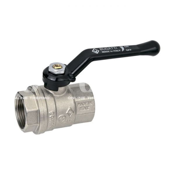 Кран шаровый Bugatti Oregon 03000169 3/4" ВР-ВР, 300, полнопроходной, ручка-рычаг