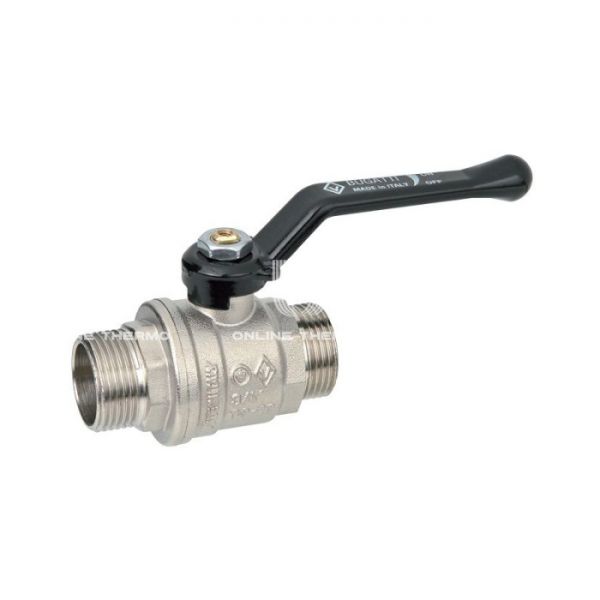 Кран шаровый Bugatti Oregon 03250024 3/4" НР-НР, 325, полнопроходной, ручка-рычаг