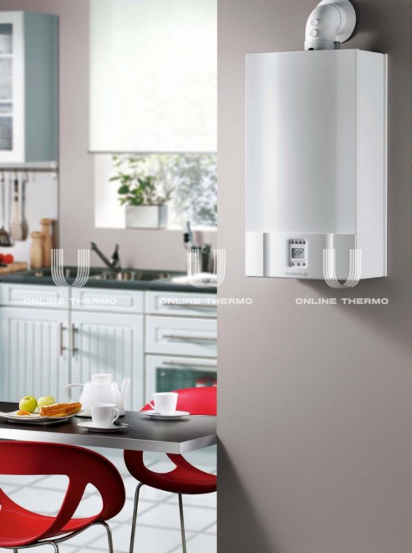 Настенный газовый котел De Dietrich ZENA MS 24 MI CZB46224352-, двухконтурный, открытая камера, 24 кВт