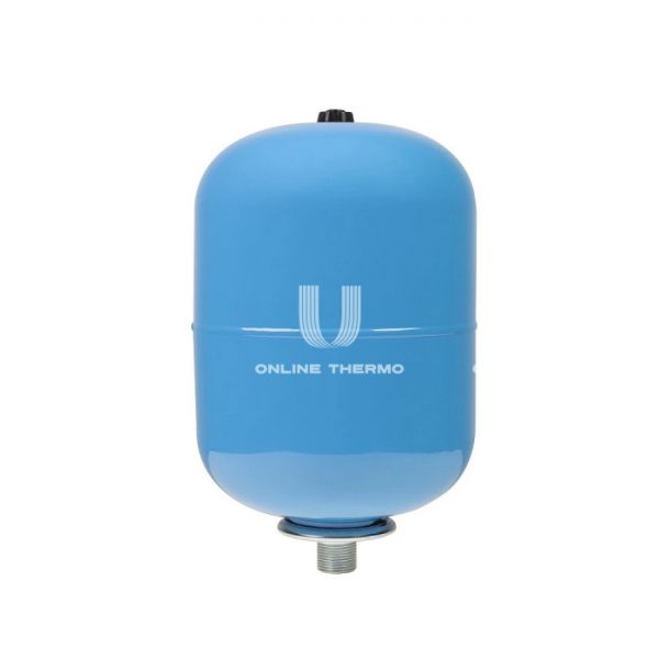 Гидроаккумулятор (расширительный бак) для водоснабжения Джилекс В 10, 10 литров,  синий, вертикальный, подвесной