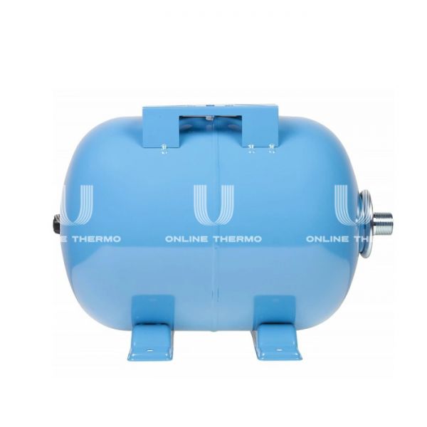 Гидроаккумулятор (расширительный бак) для водоснабжения Джилекс Г 14, 14 литров,  синий, горизонтальный на ножках