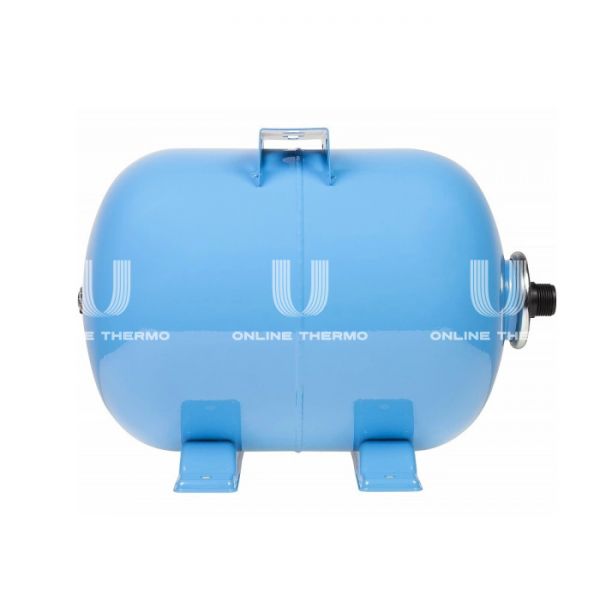 Гидроаккумулятор (расширительный бак) для водоснабжения Джилекс ГП 14, 14 литров,  синий, горизонтальный на ножках